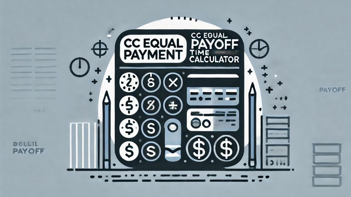 CC Equal Payment by Payoff Time Calculator