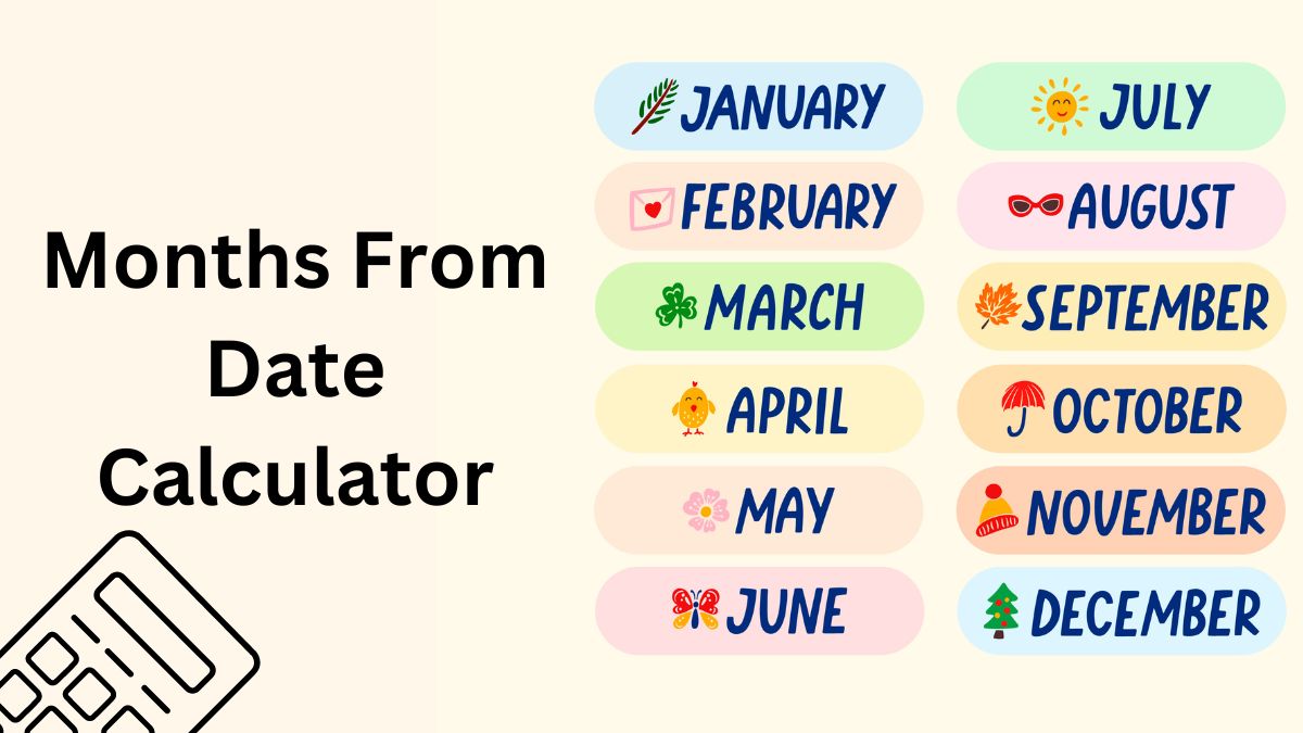 Months From Date Calculator