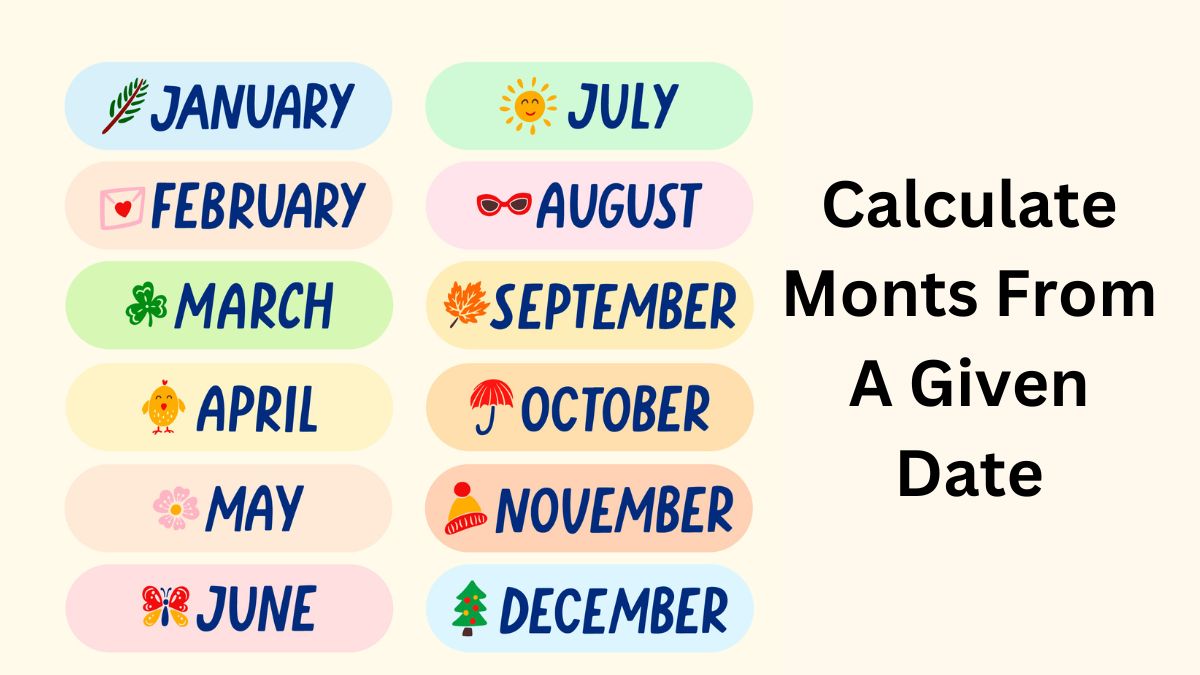 Months From Date Calculator