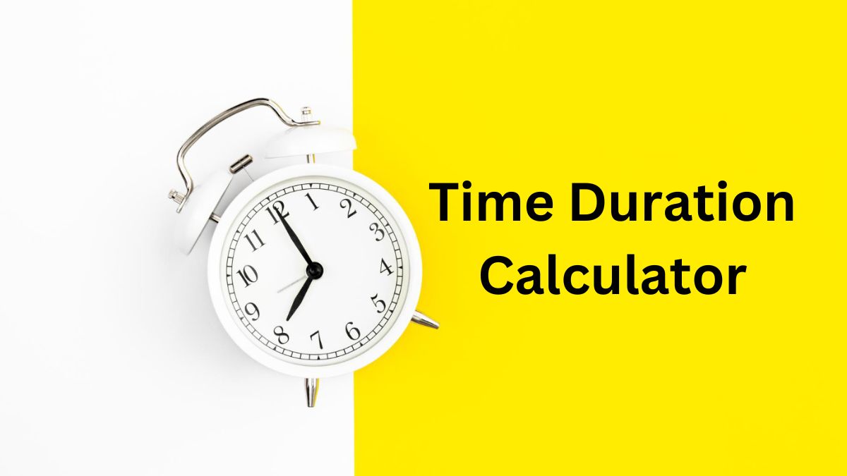 Time Duration Calculator