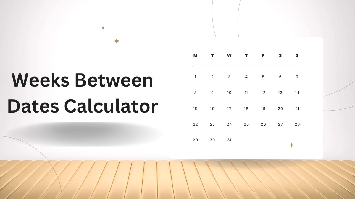 Weeks Between Dates Calculator